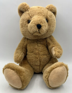 Anco Brown Teddy Bear Plush Stuffed Animal Classic Soft Toy 15" Jointed Vintage
